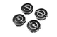 4 Колпачка на диски Opel (59/55 мм, черные, o9555tur-bl) - изображение 1