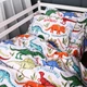 Простынь MirSon Евро 200x220 см 17-0868 Dino World Бязь (2200012066645) - изображение 3