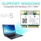 Двохдіапазонний адаптер RTL8822CE 1200Mbps WiFi Card + Bluetooth 5.0 mini PCI-E - изображение 2