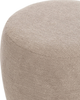 Pufa Atmosphera Amea tapicerowana okrągła Beżowa (3560232983474) - obraz 2