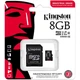 Карта памяти Kingston 8GB microSDHC Industrial C10 A1 pSLC Card + SD Adapter SDCIT2/8GB (SDCIT2/8GB) - изображение 3