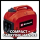 Генератор Einhell инверторный TC-IG 2000, 230В (1 фаза), 1.8/2kW, ручной старт, 21.6кг (4152590) - изображение 6