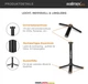 Штатив Walimex Pro 2-in-1 Mini Tripod XL Черный (23137) Б/В - изображение 4