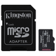 Карта памяти с адаптером microSDHC Kingston Industrial 16GB C10 A1 U3 V30 R 100Mb/s W 80Mb/s Black (SDCIT2/16GB) - изображение 1