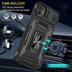 Ударостійкий чохол Camshield Army Ring для Samsung Galaxy A07 Чорний / Black - изображение 4