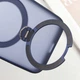 Чохол Ummi Colorful MagSafe HQ Ring для iPhone 15 з кільцем-підставкою 360° Айфон 15 Dark Blue - зображення 6