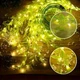 Гирлянда Роса с LED-подсветкой "Зеленая Верба" от сети 50 см с тепло-белым светом и зеленым проводом - изображение 4