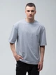 Набор футболок хлопковых длинных мужских Ray Oversize U0104M-Grey-Lemon 2XL/3XL 2 шт Серый/Желтый (RAY2000000037813) - изображение 2