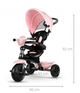 Rowerek trójkołowy Qplay Cosy Różowy 4106 (5061047480403) - obraz 7