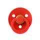 Соска пустушка BIBS 0-6 m Colour Latex Round (кругла) – RED - зображення 1