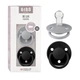Набір пустушок BIBS 0-36 мес De Lux Silicone Cloud/Black , 2 шт - изображение 1
