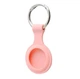 Брелок для AirTag Silicone FULL Key Ring с карабином, Pink (315002) 4774418 - изображение 2