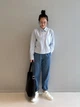 Джинсы Regular Fit женские UNIQLO 817556142 M Голубые (1159847236) - изображение 3