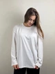 Жіночий лонгслів оверсайз жіночий BEAYDO L-XL молочний - зображення 1