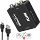 Конвертер AV RCA → HDMI 1080p AV2HDMI перехідник відеосигналу композитний кабель RCA-HDMI з USB живленням Plug & Play - зображення 4