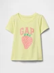 Детский комплект GAP футболка и шорты 1159847584 (Желтый 18-24M) на рост 79-84 см - изображение 2
