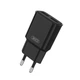 Мережевий зарядний пристрій(адаптер) XO L92C 2USB/2.4A black - зображення 1