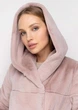 Роскошное Эко-Меховое Пальто 8291M-C Бежевый XL - изображение 3