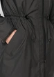 Пальто с капюшоном из экомеха 1062-1M-C Хаки M - изображение 7