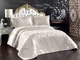 Покрывало TÜRComFor Beste Cream Евро 240х260 см + Наволочки 60x80 см х 2 шт Хлопок (TC303375741) - изображение 1
