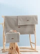 Набор 3 махровых полотенца TÜRComFor для ванной 30х50 + 50х90 + 75х150 см Beige (TC303375553) - изображение 1