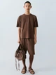 Мужские сандалии Uniqlo 16693932 39 (7) 26.5 см Коричневые (1159806458) - изображение 9