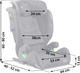 Fotelik samochodowy Nukido Louis Soft 15-36 kg Szary (5903890622985) - obraz 4