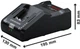 Szybka ładowarka Bosch GAL 18V-160 16 A 1600A02T5G (4053423248234) - obraz 2