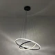 Светильник светодиодный подвесной LUMINARIA JULIE 75W 3R APP 600х1100 BLACK/CLEAR 220V IP20 с пультом ДУ - изображение 2