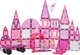 Klocki konstrukcyjne magnetyczne Księżniczka różowa 58 elementów ZKL.X6031 (5903864973839) - obraz 2