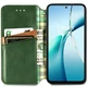 Чохол Deexe Rhombus Wallet для Xiaomi 15T Pro - Green - зображення 2