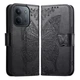 Чехол-книжка с рисунком UniCase Butterfly Pattern для Xiaomi Redmi 15C / Poco C85 - Black - изображение 1