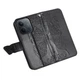 Чехол-книжка с рисунком UniCase Butterfly Pattern для Xiaomi Redmi 15C / Poco C85 - Black - изображение 4
