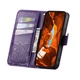 Чехол-книжка с рисунком UniCase Butterfly Pattern для Xiaomi Redmi 15C / Poco C85 - Dark Purple - изображение 2