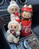 Плюшевый брелок Labubu банка Coca Cola коллекционная игрушка - изображение 3