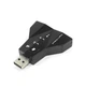 Звукова карта Atcom 7.1 USB QTS-009 Black (16163-hbr) - зображення 4