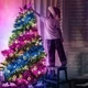 Умная светодиодная гирлянда Bluetooth Encora Xmas Lights, 100LED, гирлянда роса на елку, яркие RGB цвета, 10м, Разноцветная - изображение 3