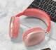 Беспроводные полноразмерные Bluetooth наушники Macaron P9 Max, стерео звучание, беспроводное подключение для телефона, компьютера, ноутбука, Red - изображение 8