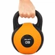 Гиря обрезиненная 9 кг тренировочная цельная Zelart 4757-9 вес 9кг Black-Orange - изображение 6