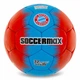 Мяч футбольный SOCCERMAX BAYERN FB-0047-820 №5 PU красный-голубой - изображение 1