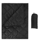 Кемпинговое одеяло с чехлом Deep Black 150×200 см KT7001002 — с кнопками, позволяющими использовать как пончо - изображение 2