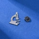 Брошь-значок унисекс BROCHE бижутерия Медицина Микроскоп белая BRGV113395 - изображение 2