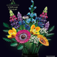 Конструктор Квіти Icons Wildflower Bouquet модель 10313 - зображення 2