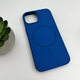 Защитный чехол-накладка Cosmic Silicone Case Magnetic для Apple iPhone 14 Porcelain Blue (SilMag14-74) - изображение 3