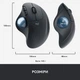 Мышка беспроводная Logitech M575 Ergo 910-006221 Graphite - изображение 8
