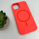 Захисний чохол-накладка Cosmic Silicone Case Magnetic для Apple iPhone 14 Peach (SilMag14-29) - зображення 3