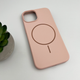 Защитный чехол-накладка Cosmic Silicone Case Magnetic для Apple iPhone 15 Pink Sand (SilMag15-19) - изображение 3
