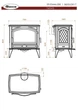 Чавунна піч Dovre 760 WD - изображение 3