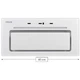 Кухонная вытяжка Weilor LUMINA WBG 68 White - изображение 6
