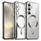 Чехол Fiji Chrome для Samsung Galaxy A55 5G (A556) с MagSafe и защитой камер Silver - изображение 1
